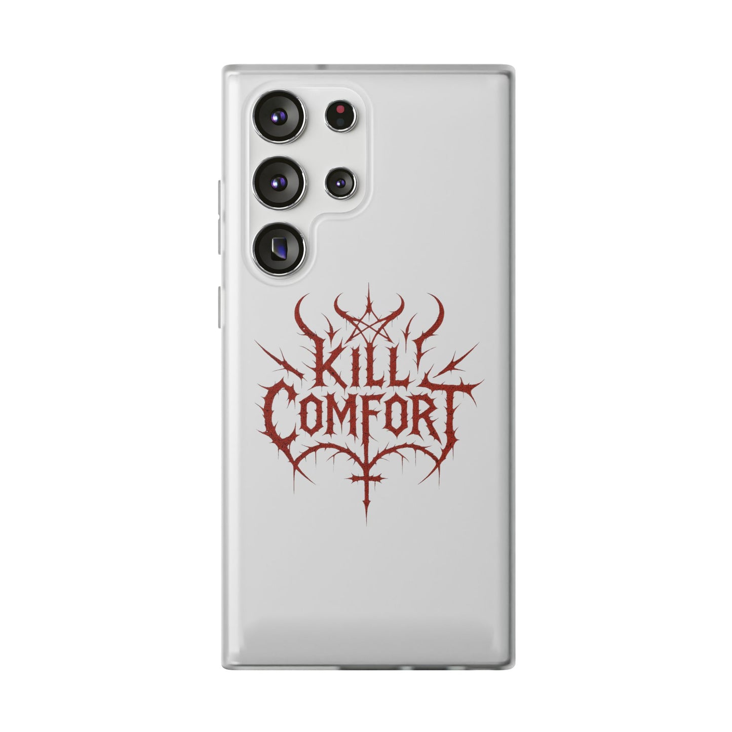 Edgy Flexi Cases for Tough Love | Gothic Phone Cover, Grunge Gift, Alternative Style, Unique Design, Kill Comfort