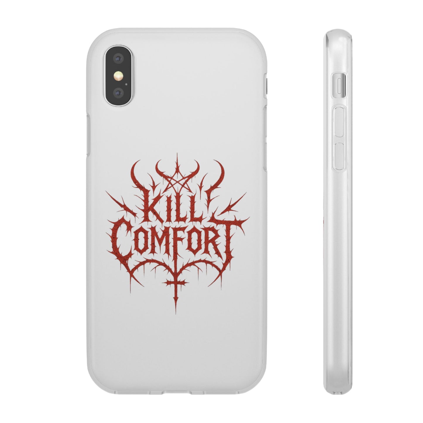 Edgy Flexi Cases for Tough Love | Gothic Phone Cover, Grunge Gift, Alternative Style, Unique Design, Kill Comfort