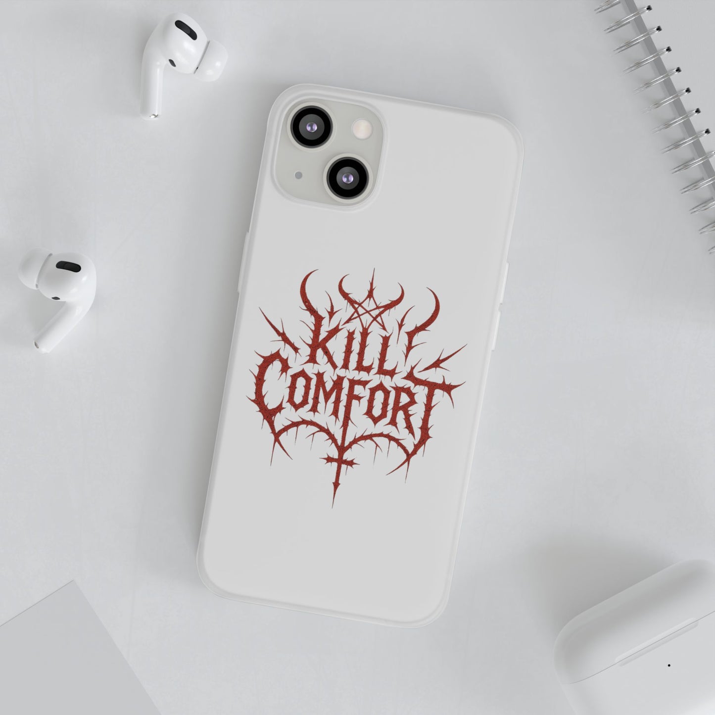 Edgy Flexi Cases for Tough Love | Gothic Phone Cover, Grunge Gift, Alternative Style, Unique Design, Kill Comfort