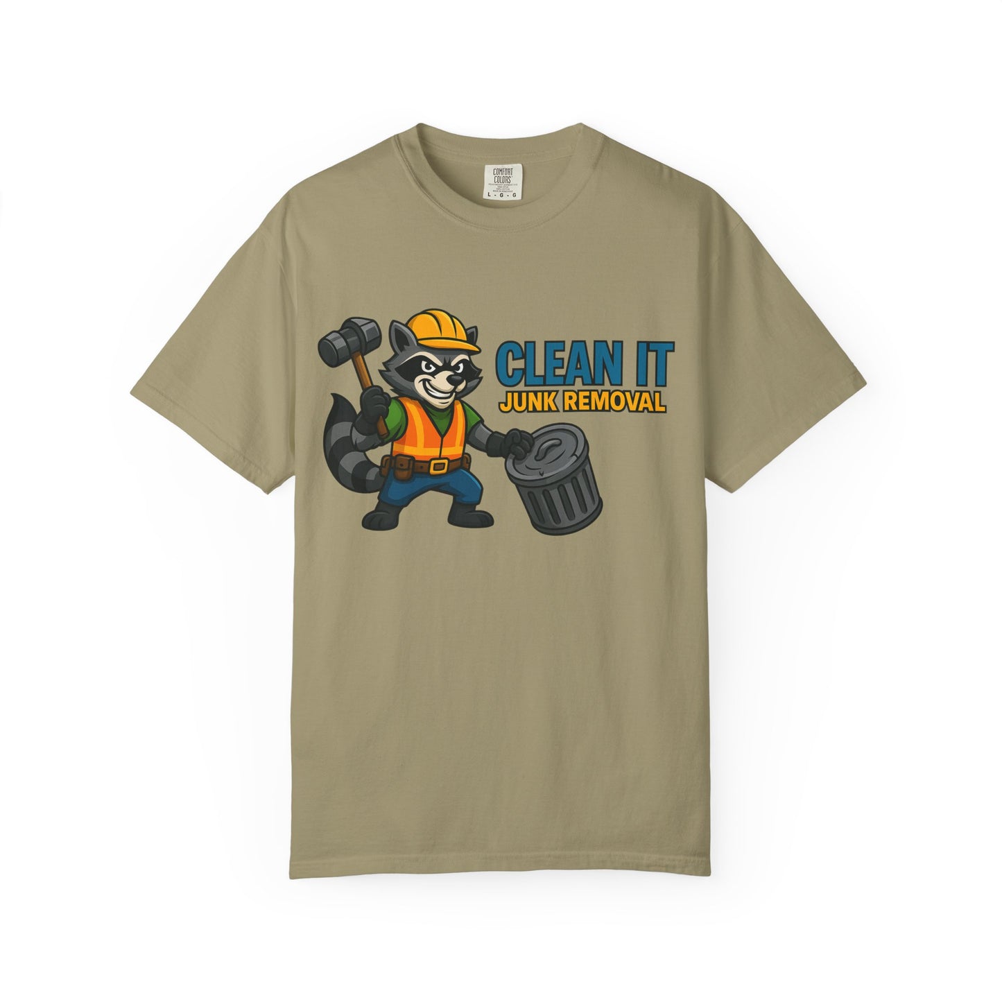 Playful Junk Removal T-Shirt, Gift for Cleanliness Advocates, Green Clean Theme, Eco-Friendly Apparel, Fun Workwear, Unique Gift Idea