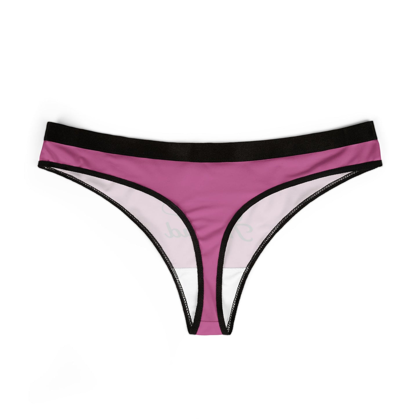 Flirty Women's Thongs, Lust in Every Thread Lingerie, Cute Intimates, Valentine's Day Gift, Sexy Underwear, AOP Design Thongs