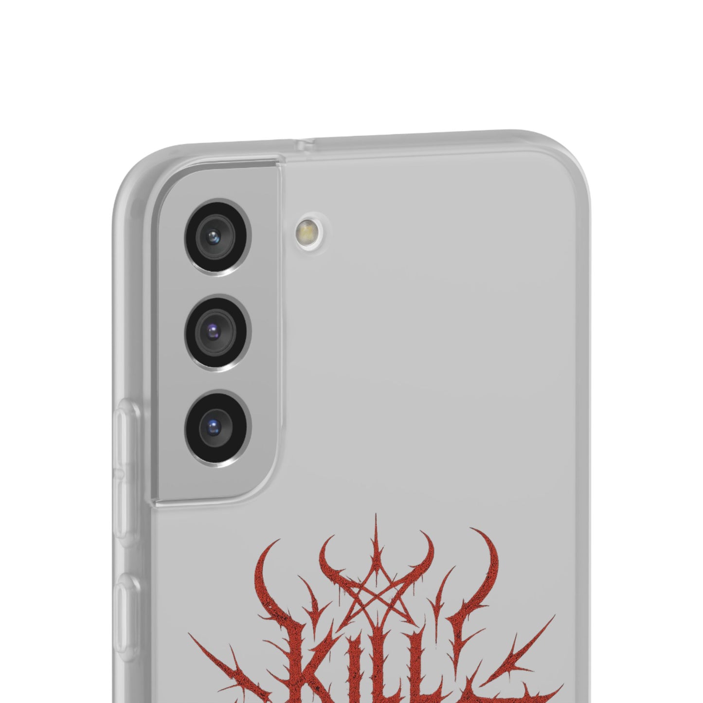 Edgy Flexi Cases for Tough Love | Gothic Phone Cover, Grunge Gift, Alternative Style, Unique Design, Kill Comfort