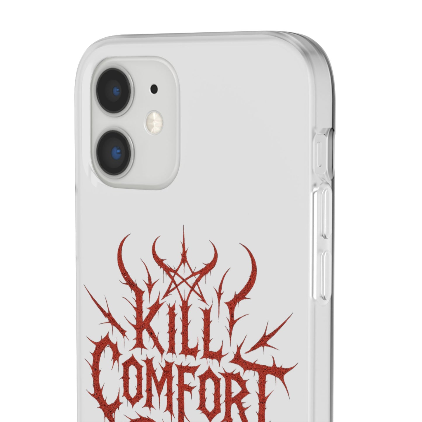 Edgy Flexi Cases for Tough Love | Gothic Phone Cover, Grunge Gift, Alternative Style, Unique Design, Kill Comfort