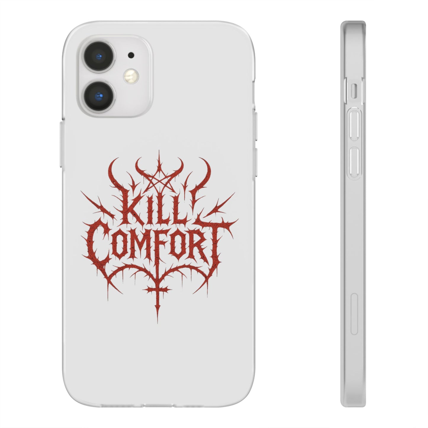 Edgy Flexi Cases for Tough Love | Gothic Phone Cover, Grunge Gift, Alternative Style, Unique Design, Kill Comfort