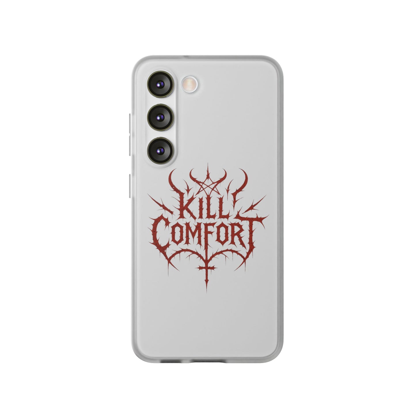 Edgy Flexi Cases for Tough Love | Gothic Phone Cover, Grunge Gift, Alternative Style, Unique Design, Kill Comfort
