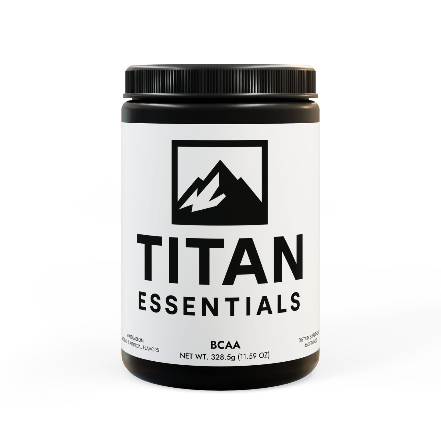 BCAA Supplement, Watermelon (325g, 11.46oz, 45 servings) Titan Essentials