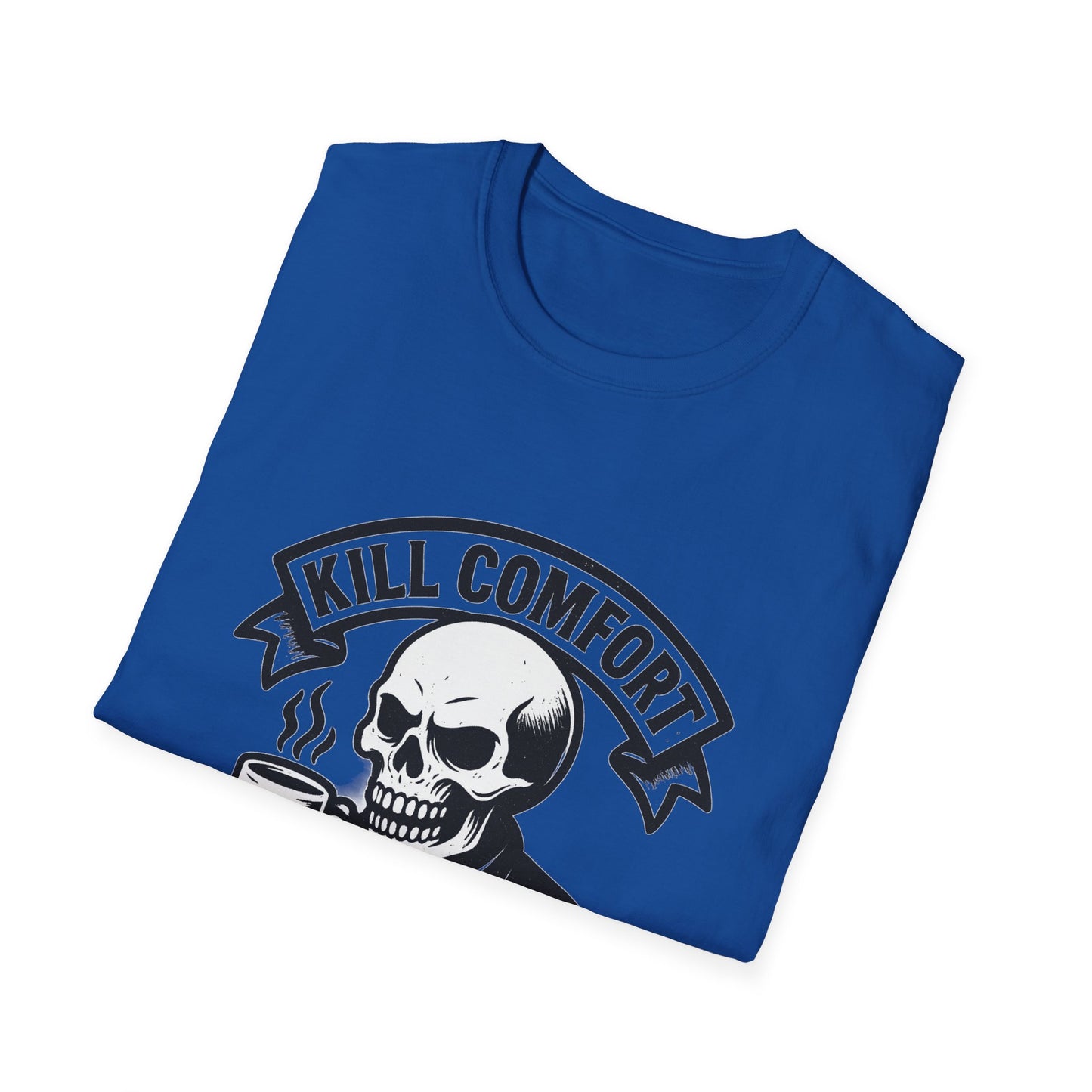 Skeleton Coffee Unisex T-Shirt | Funny Gift, Casual Wear, Dark Humor, Coffee Lover, Graphic Tee