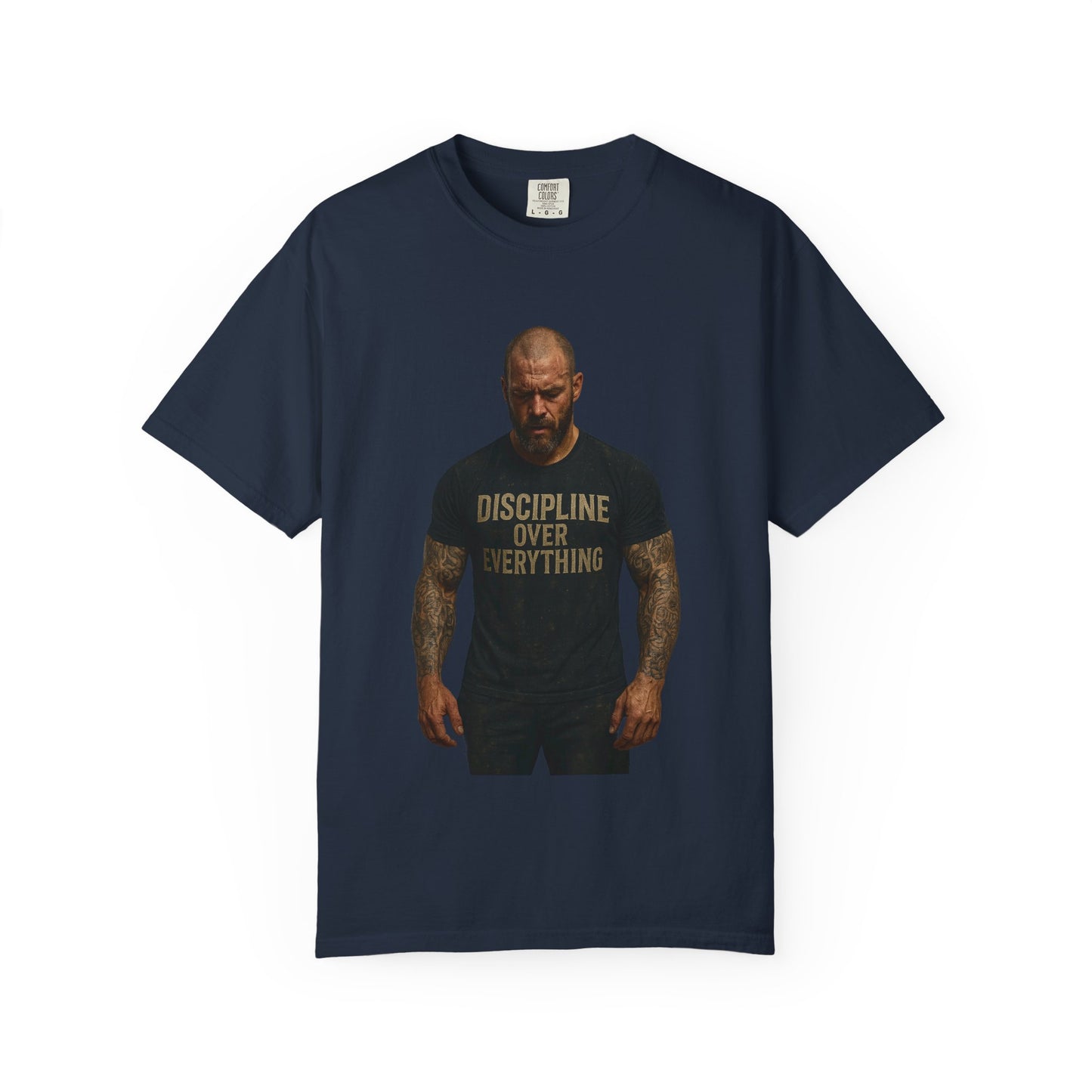 Motivational Unisex T-Shirt - Discipline Over Everything, Gym Shirt, Fitness Apparel, Inspirational Tee, Workout Gift