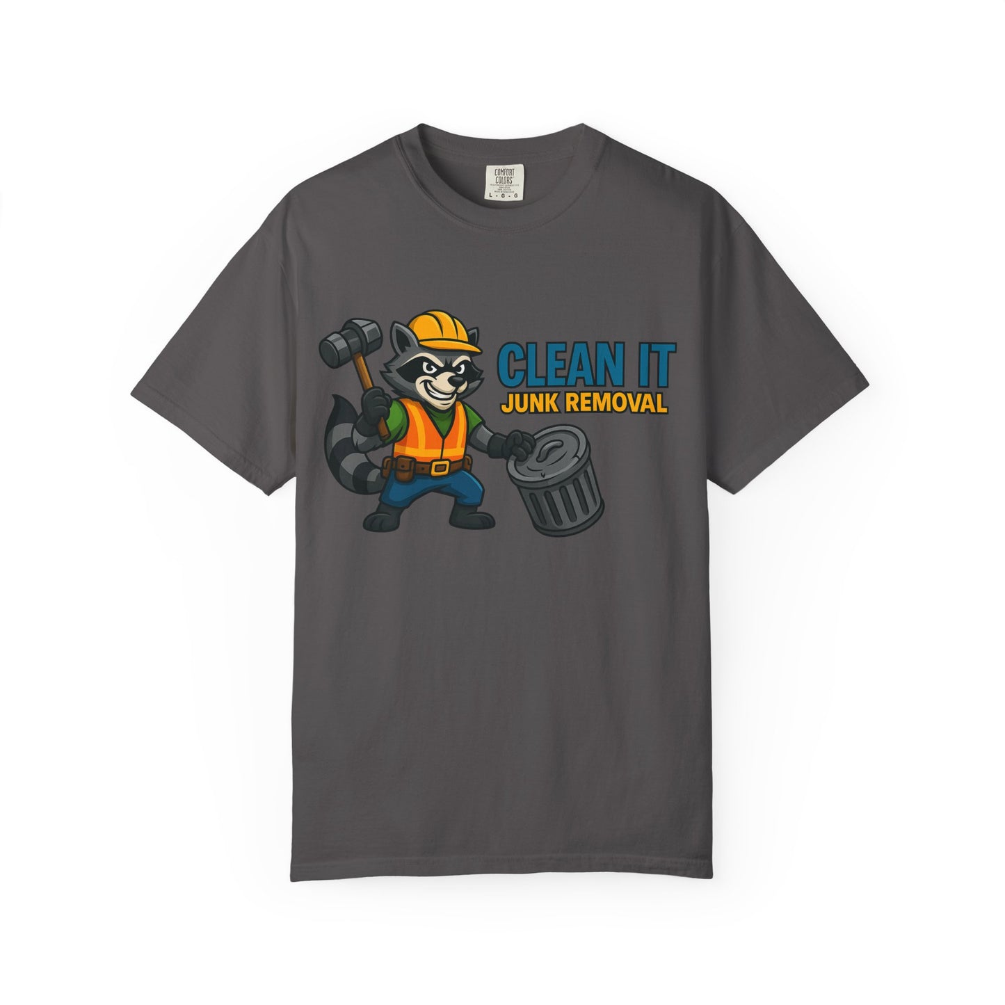 Playful Junk Removal T-Shirt, Gift for Cleanliness Advocates, Green Clean Theme, Eco-Friendly Apparel, Fun Workwear, Unique Gift Idea