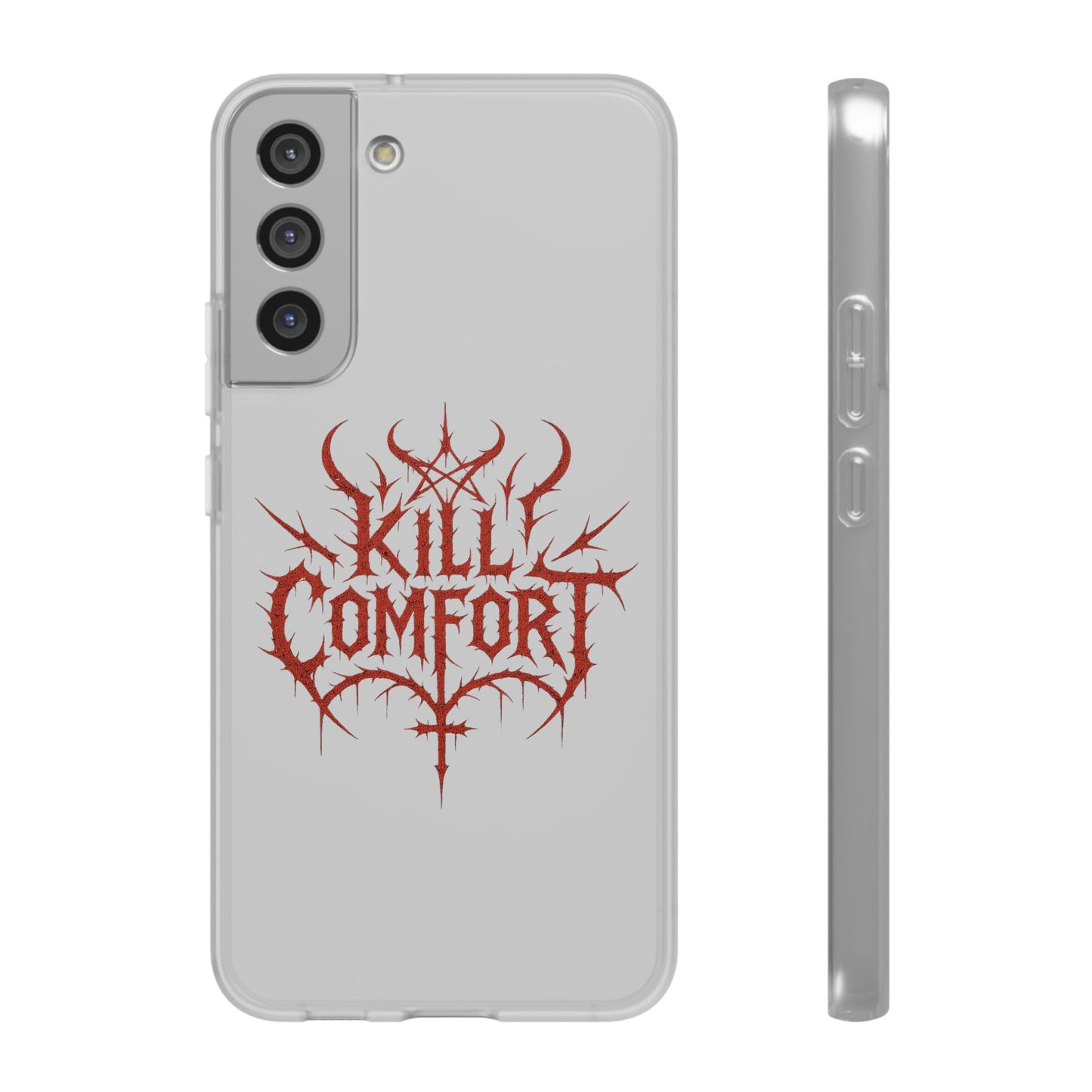 Edgy Flexi Cases for Tough Love | Gothic Phone Cover, Grunge Gift, Alternative Style, Unique Design, Kill Comfort