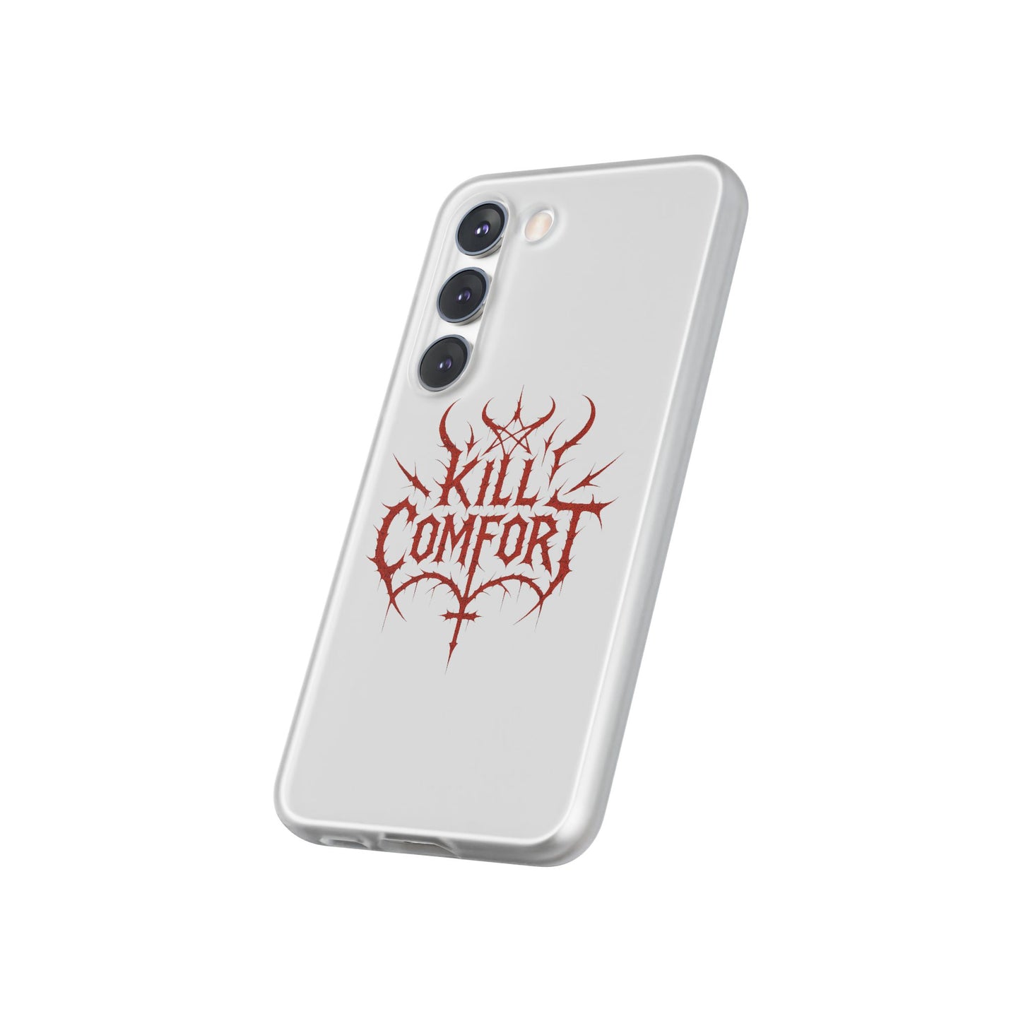Edgy Flexi Cases for Tough Love | Gothic Phone Cover, Grunge Gift, Alternative Style, Unique Design, Kill Comfort