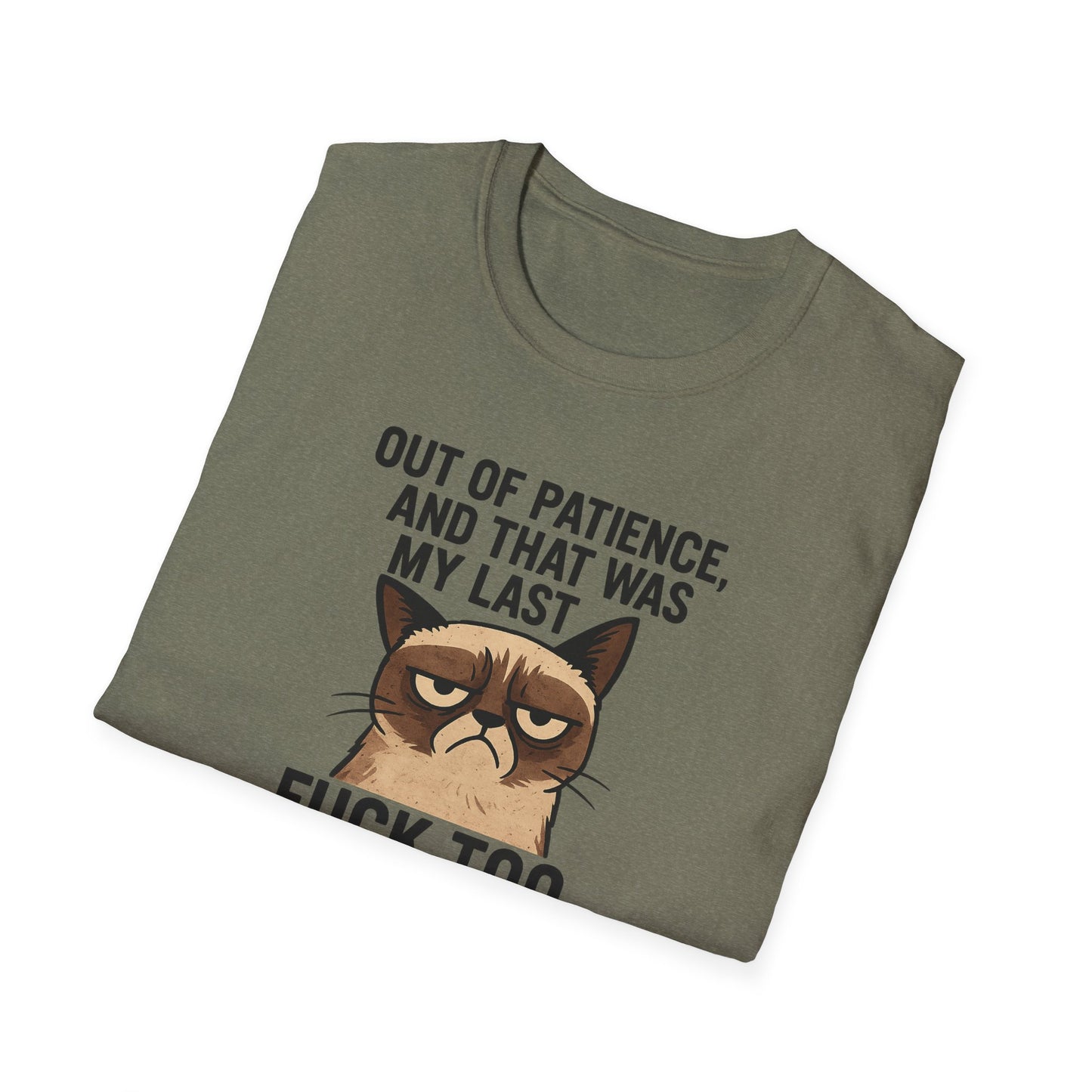 Humorous Cat Quote Tee, Unisex Softstyle T-Shirt, Funny Gift for Cat Lovers, Casual Wear, Birthday, Pet Owners, Relaxed Style