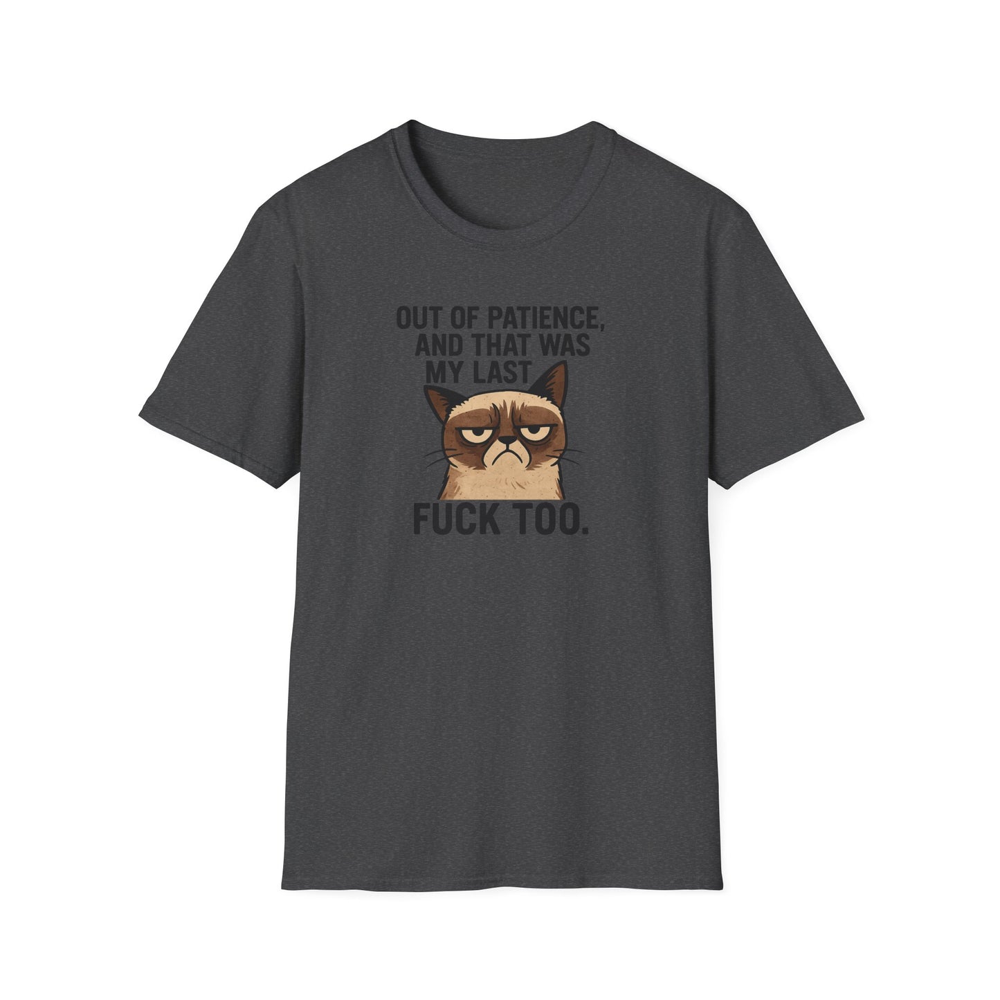 Humorous Cat Quote Tee, Unisex Softstyle T-Shirt, Funny Gift for Cat Lovers, Casual Wear, Birthday, Pet Owners, Relaxed Style