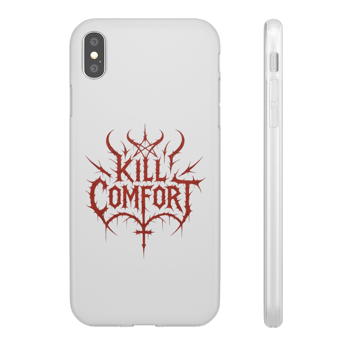 Edgy Flexi Cases for Tough Love | Gothic Phone Cover, Grunge Gift, Alternative Style, Unique Design, Kill Comfort