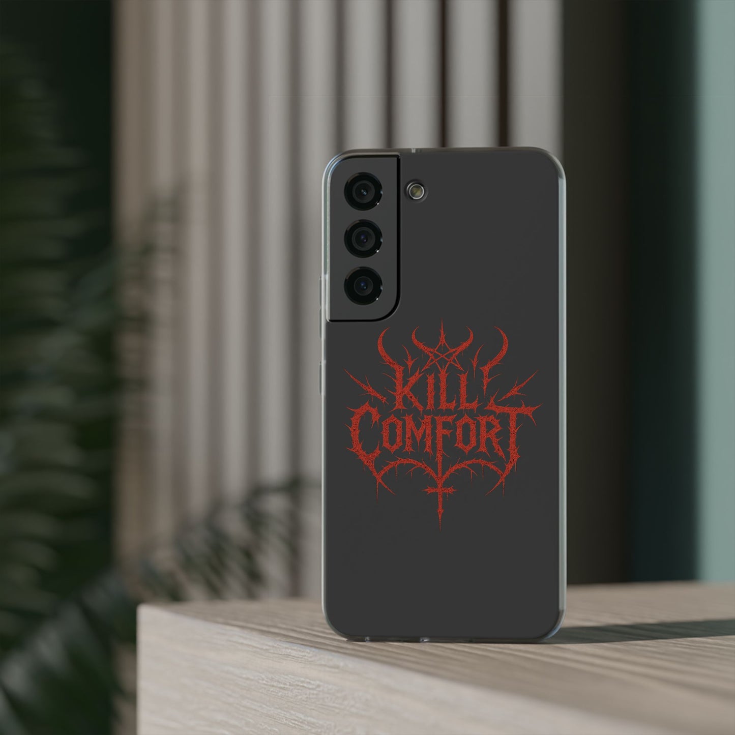 Edgy Flexi Cases for Tough Love | Gothic Phone Cover, Grunge Gift, Alternative Style, Unique Design, Kill Comfort