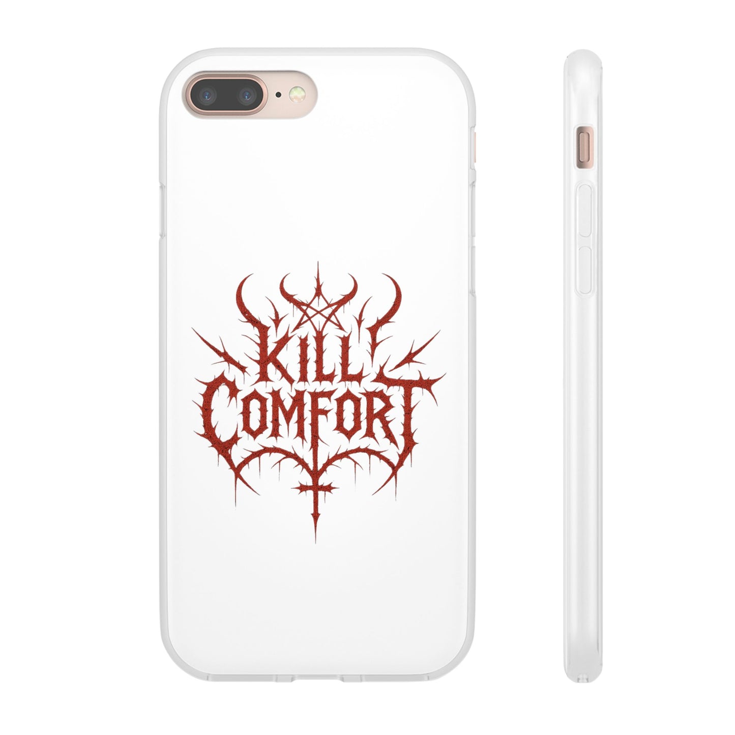 Edgy Flexi Cases for Tough Love | Gothic Phone Cover, Grunge Gift, Alternative Style, Unique Design, Kill Comfort