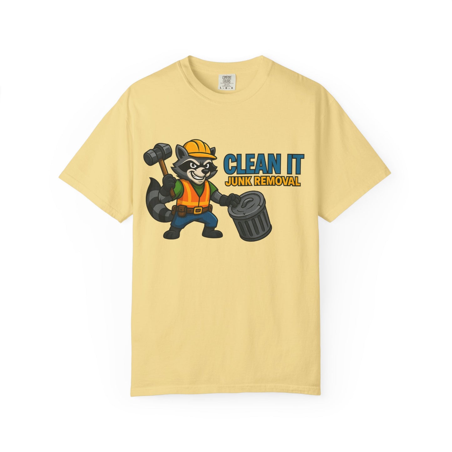 Playful Junk Removal T-Shirt, Gift for Cleanliness Advocates, Green Clean Theme, Eco-Friendly Apparel, Fun Workwear, Unique Gift Idea