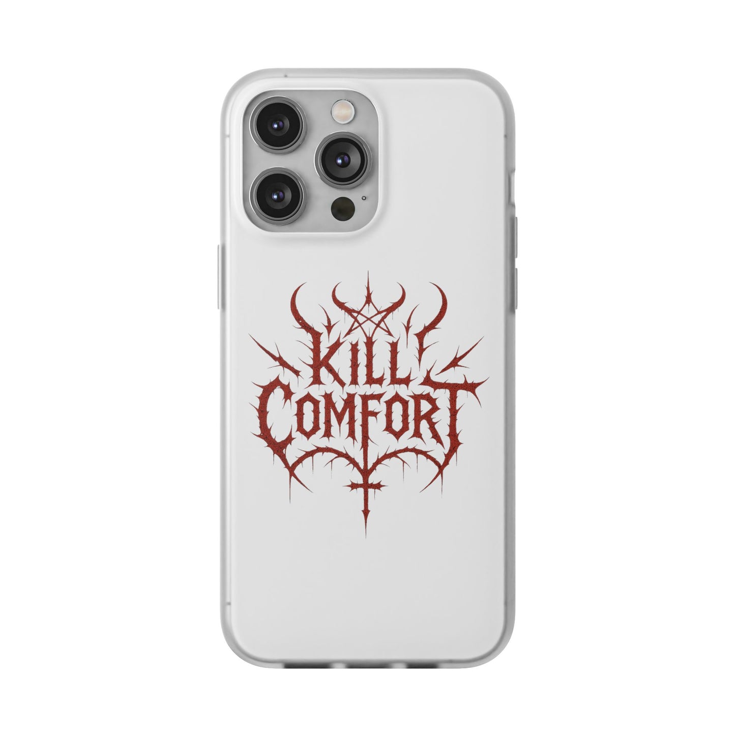 Edgy Flexi Cases for Tough Love | Gothic Phone Cover, Grunge Gift, Alternative Style, Unique Design, Kill Comfort