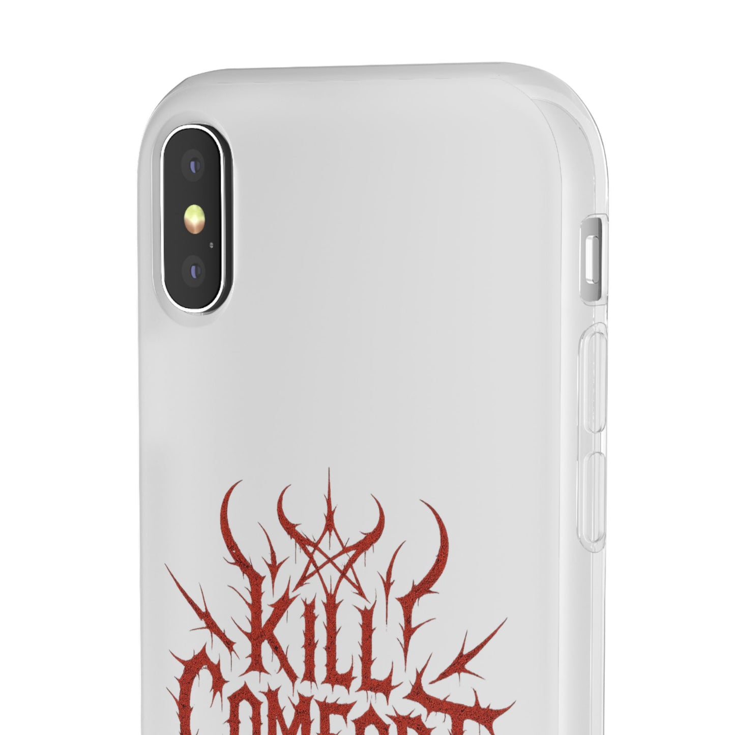 Edgy Flexi Cases for Tough Love | Gothic Phone Cover, Grunge Gift, Alternative Style, Unique Design, Kill Comfort