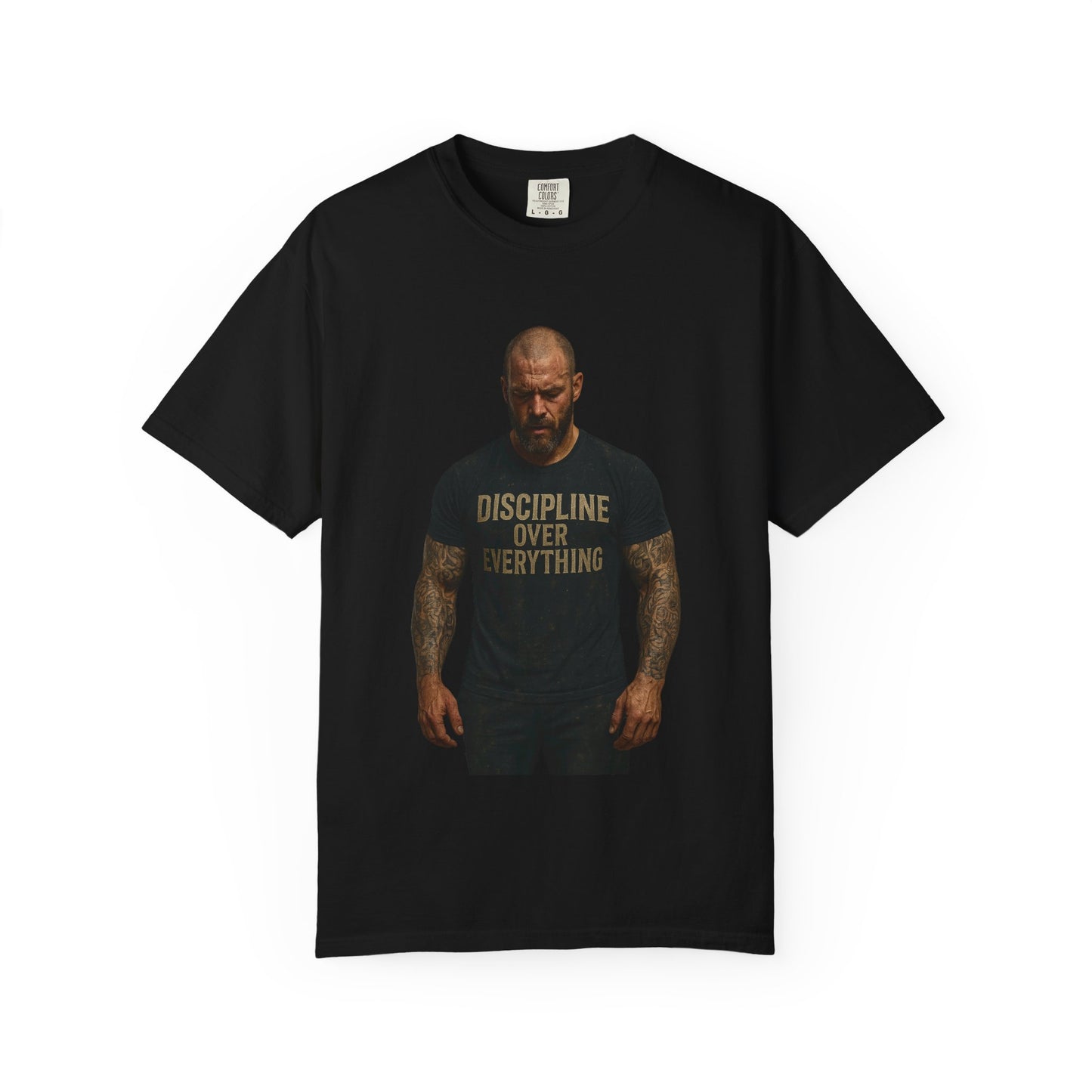 Motivational Unisex T-Shirt - Discipline Over Everything, Gym Shirt, Fitness Apparel, Inspirational Tee, Workout Gift