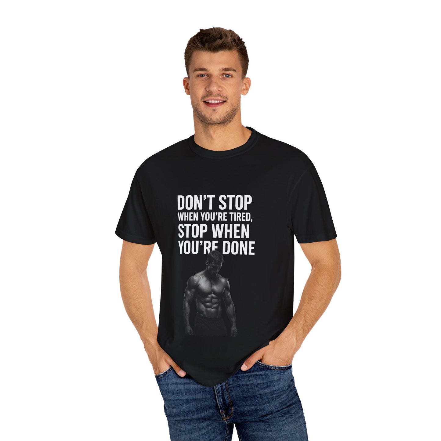 Motivational Fitness T-shirt - Unisex Gym Shirt, Workout Wear, Inspirational Tank Top, Fitness Gift, Activewear