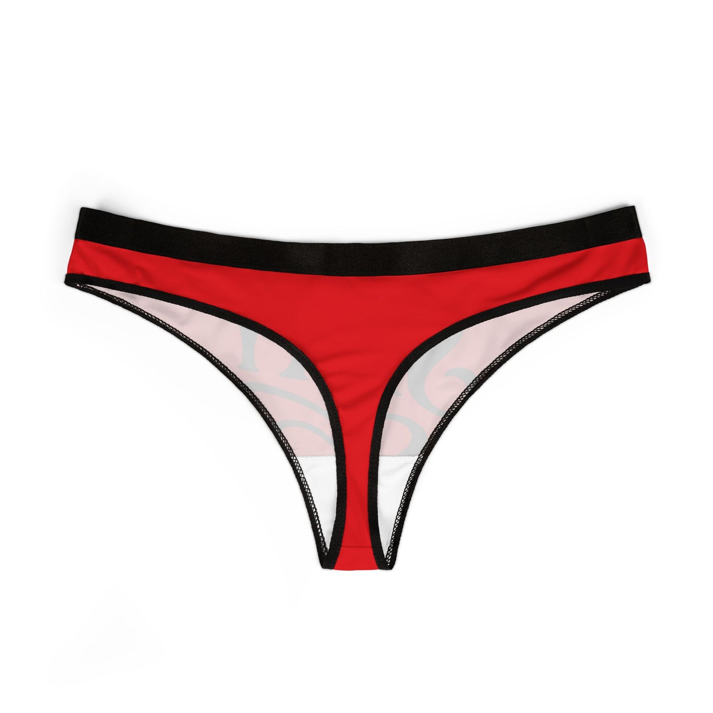 Sexy Women's Thongs, Bold Lingerie, Red AOP Underwear, Flirty Gift for Her, Valentine's Day, Anniversary, Everyday Wear