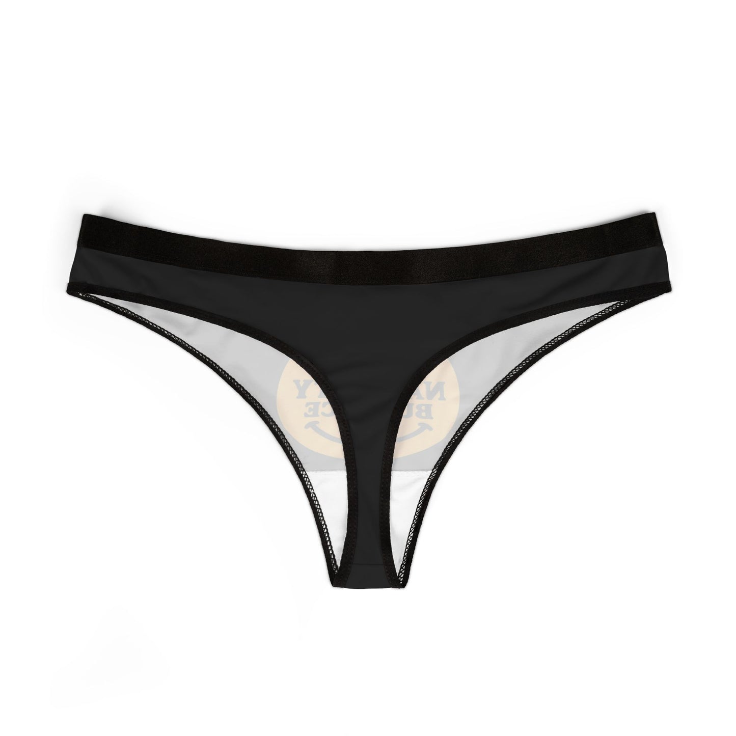 Naughty But Nice Women's Thongs, Cute Lingerie, Playful Undergarments, Fun Gift for Her, Cheeky Intimates