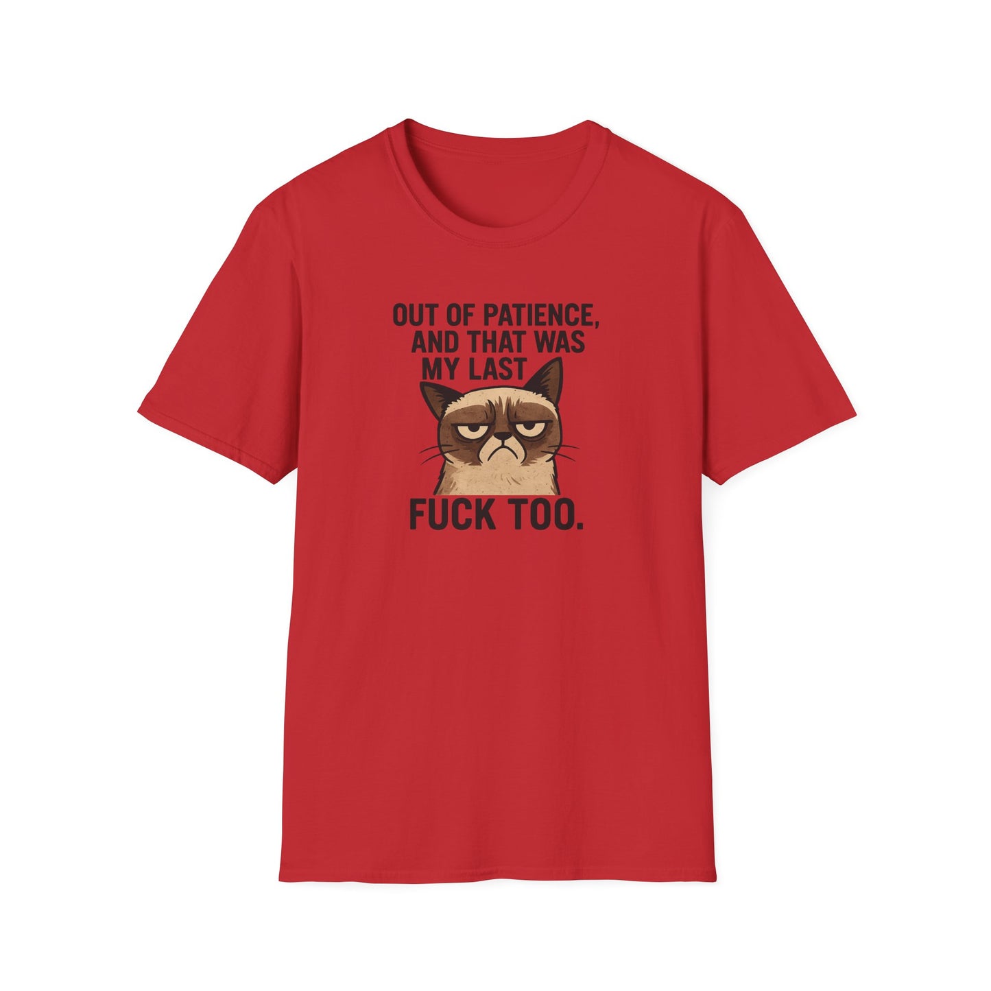 Humorous Cat Quote Tee, Unisex Softstyle T-Shirt, Funny Gift for Cat Lovers, Casual Wear, Birthday, Pet Owners, Relaxed Style