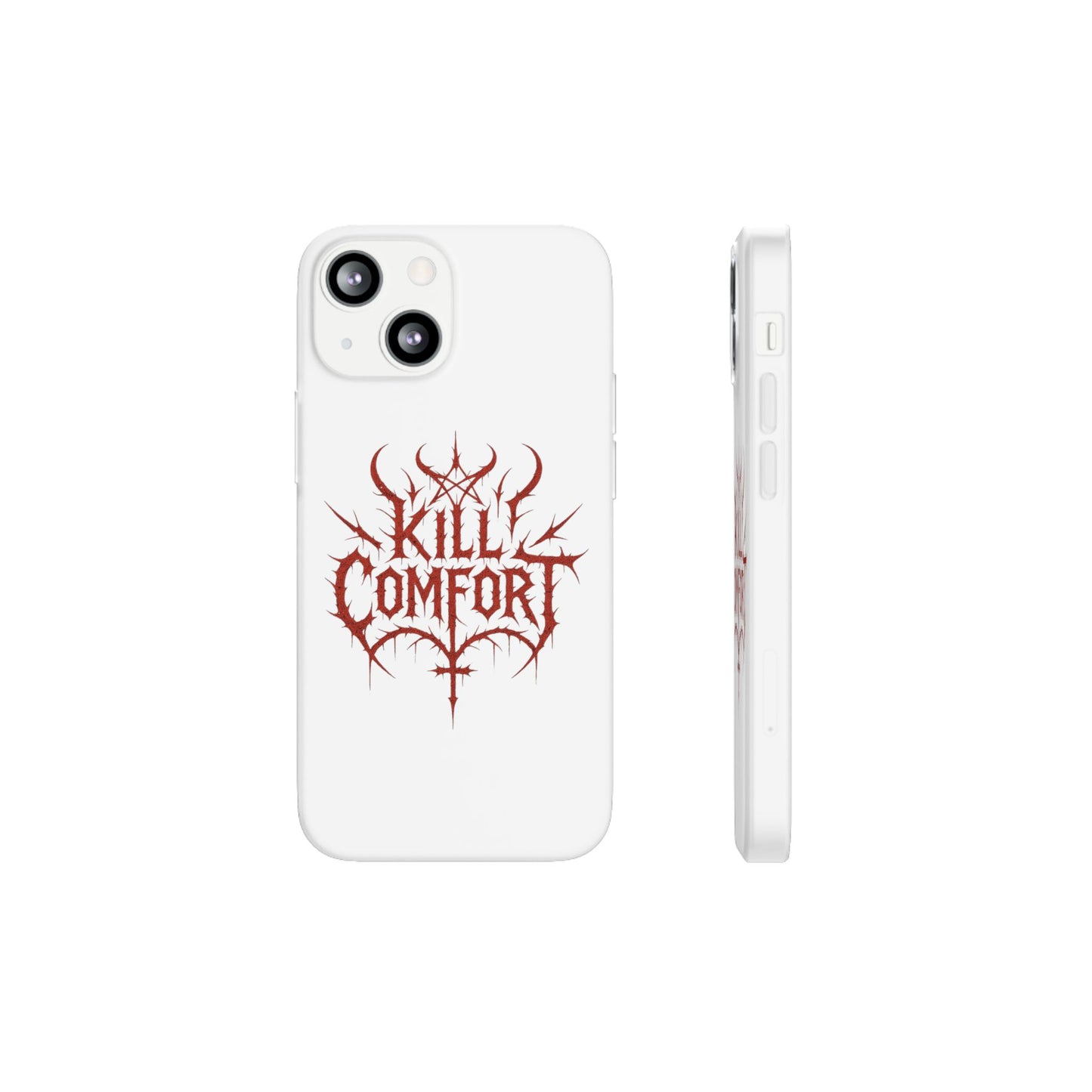 Edgy Flexi Cases for Tough Love | Gothic Phone Cover, Grunge Gift, Alternative Style, Unique Design, Kill Comfort