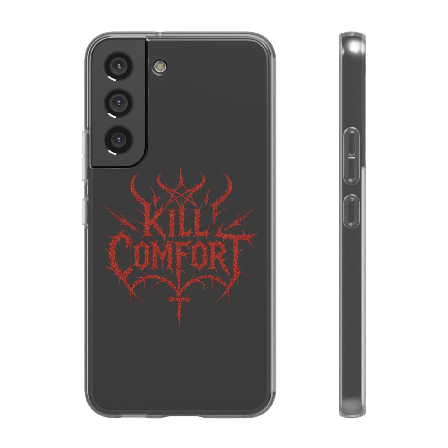 Edgy Flexi Cases for Tough Love | Gothic Phone Cover, Grunge Gift, Alternative Style, Unique Design, Kill Comfort