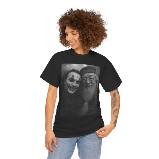 Whimsical Duo Unisex Tee | Fun Graphic Shirt, Casual Wear, Movie Lovers Gift, Funny T-Shirt, Unique Apparel