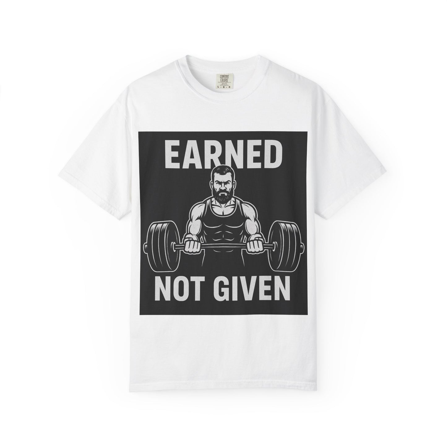 Motivational Workout T-Shirt - "Earned Not Given" Fitness Tee, Gym Apparel, Unisex Exercise Top, Gift for Gym Lovers, Strength [...]