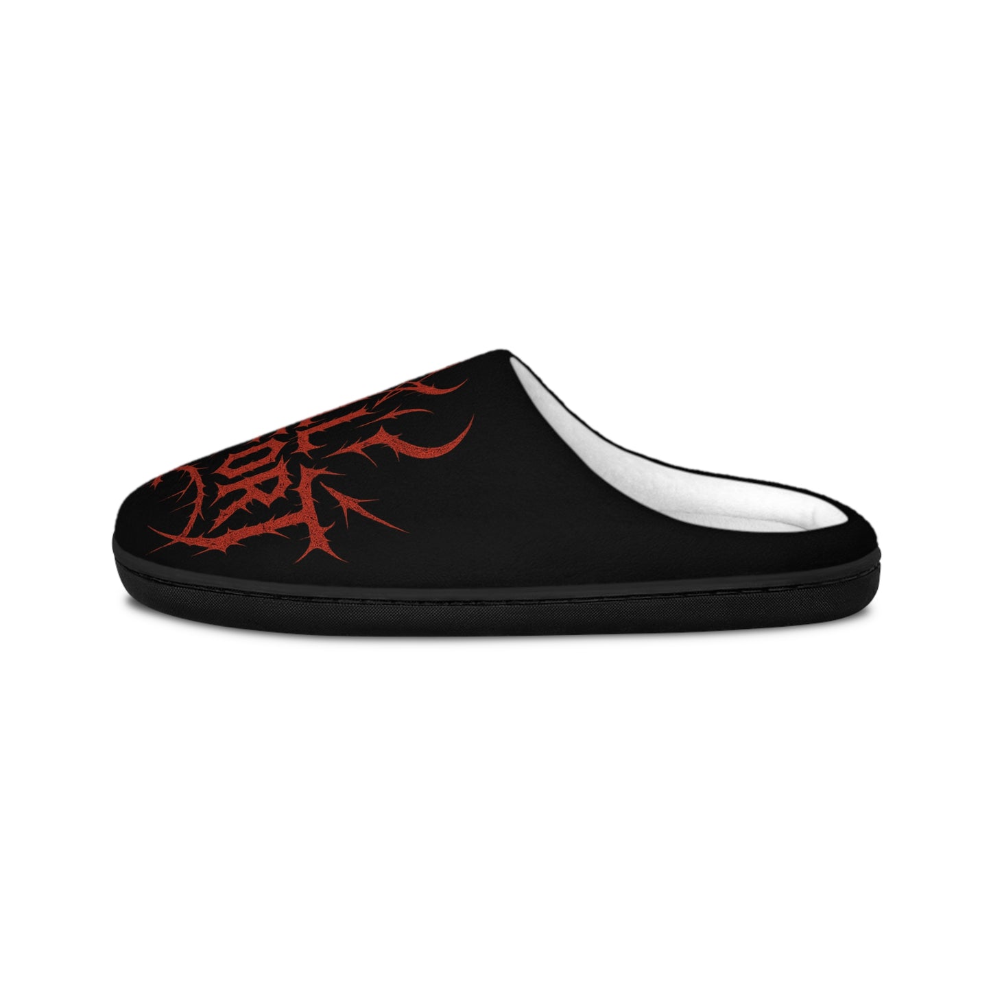 Men's Indoor Slippers with Bold Graphic, Cozy Slip-Ons for Home, Perfect Gift for Him, Unique House Shoes, Relaxation Essentials