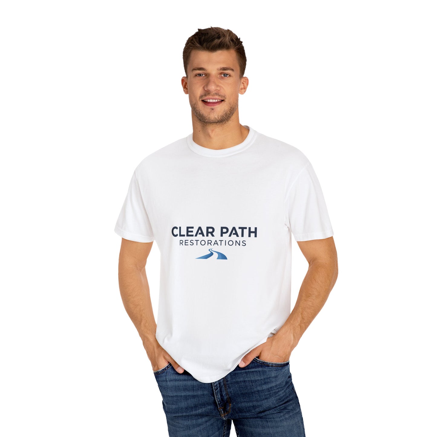 Unisex Garment-Dyed T-shirt with Clear Path Restorations Design - Casual Wear, Gift for Restore Enthusiasts, Team Merchandise, Summer [...]