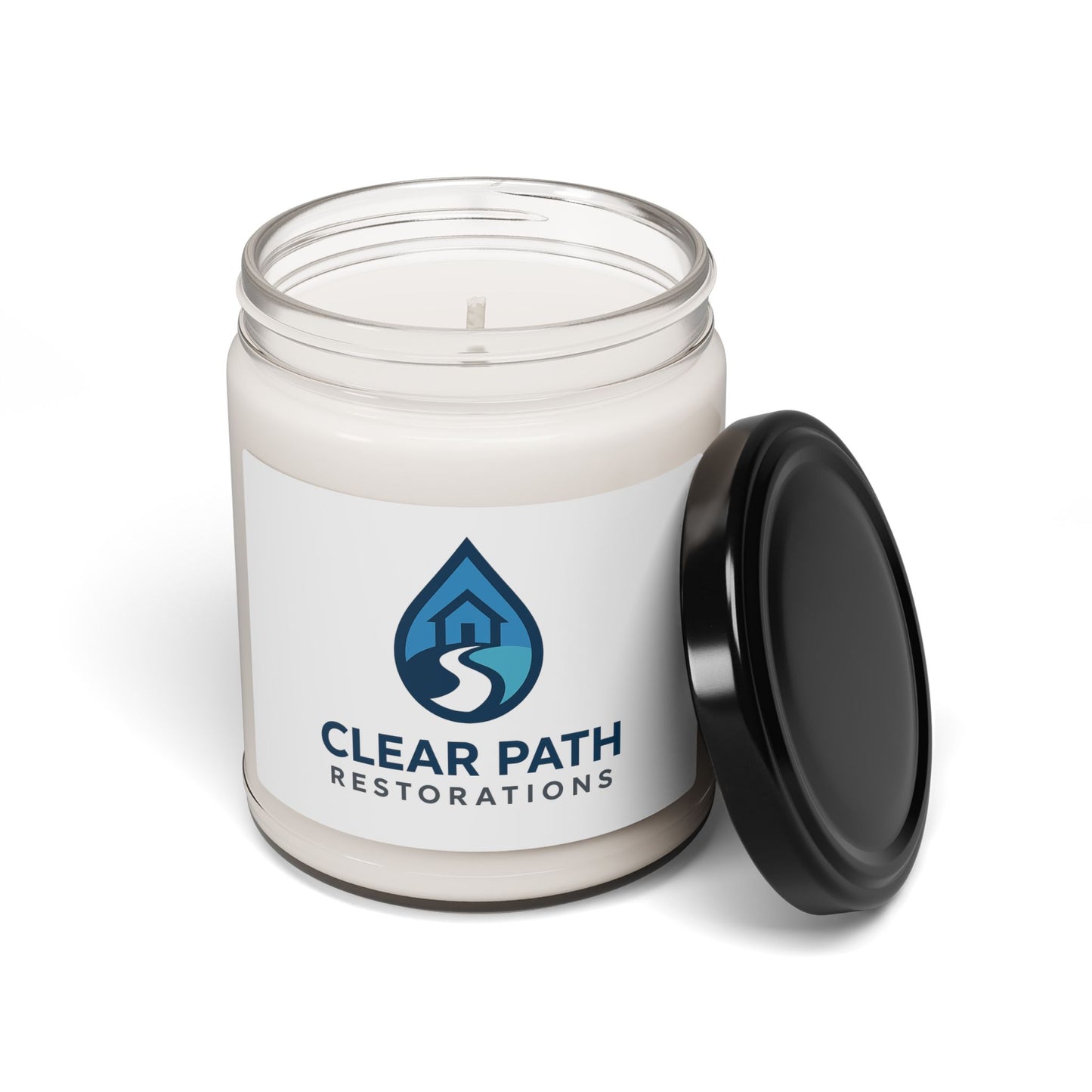 Clear Path Restorations Scented Soy Candle | 9oz Aroma Relaxation | Home Decor Gift | Eco-Friendly Candle