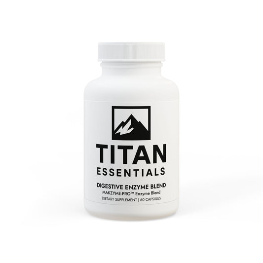 Digestive Enzyme Blend Supplement (60 Capsules) Titan Essentials
