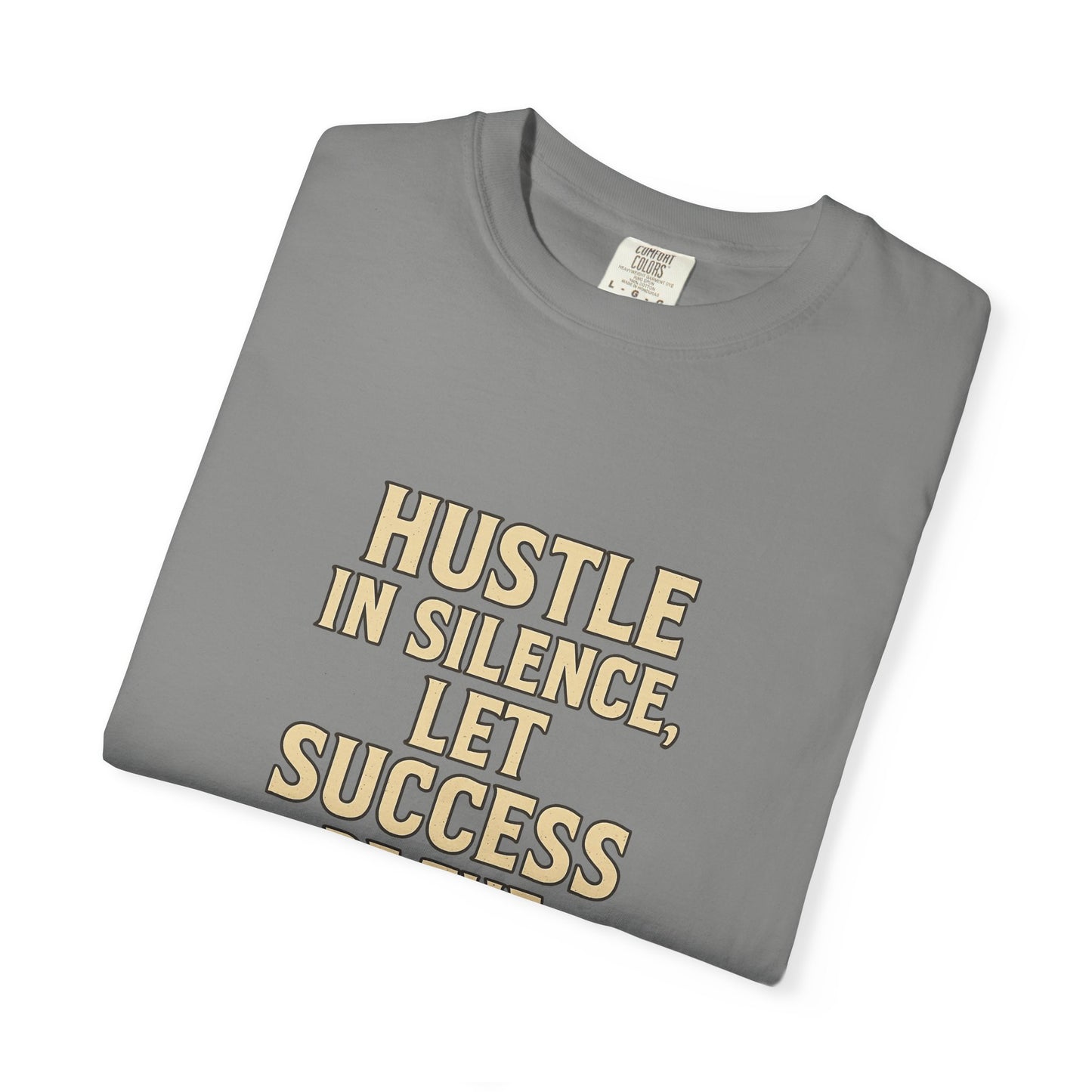Unisex Motivational T-Shirt - Hustle in Silence, Let Success Be the Noise, Inspirational Apparel, Gift for Entrepreneurs, Casual Wear, [...]