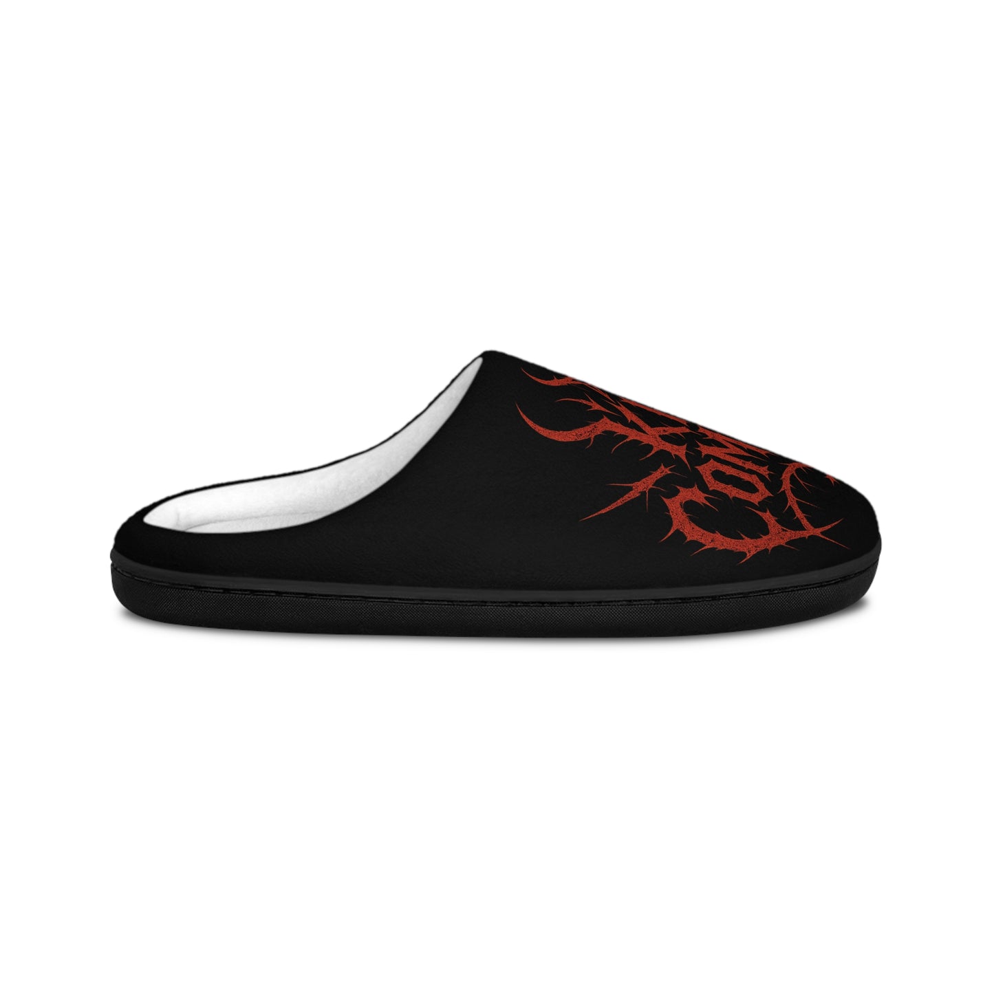 Men's Indoor Slippers with Bold Graphic, Cozy Slip-Ons for Home, Perfect Gift for Him, Unique House Shoes, Relaxation Essentials