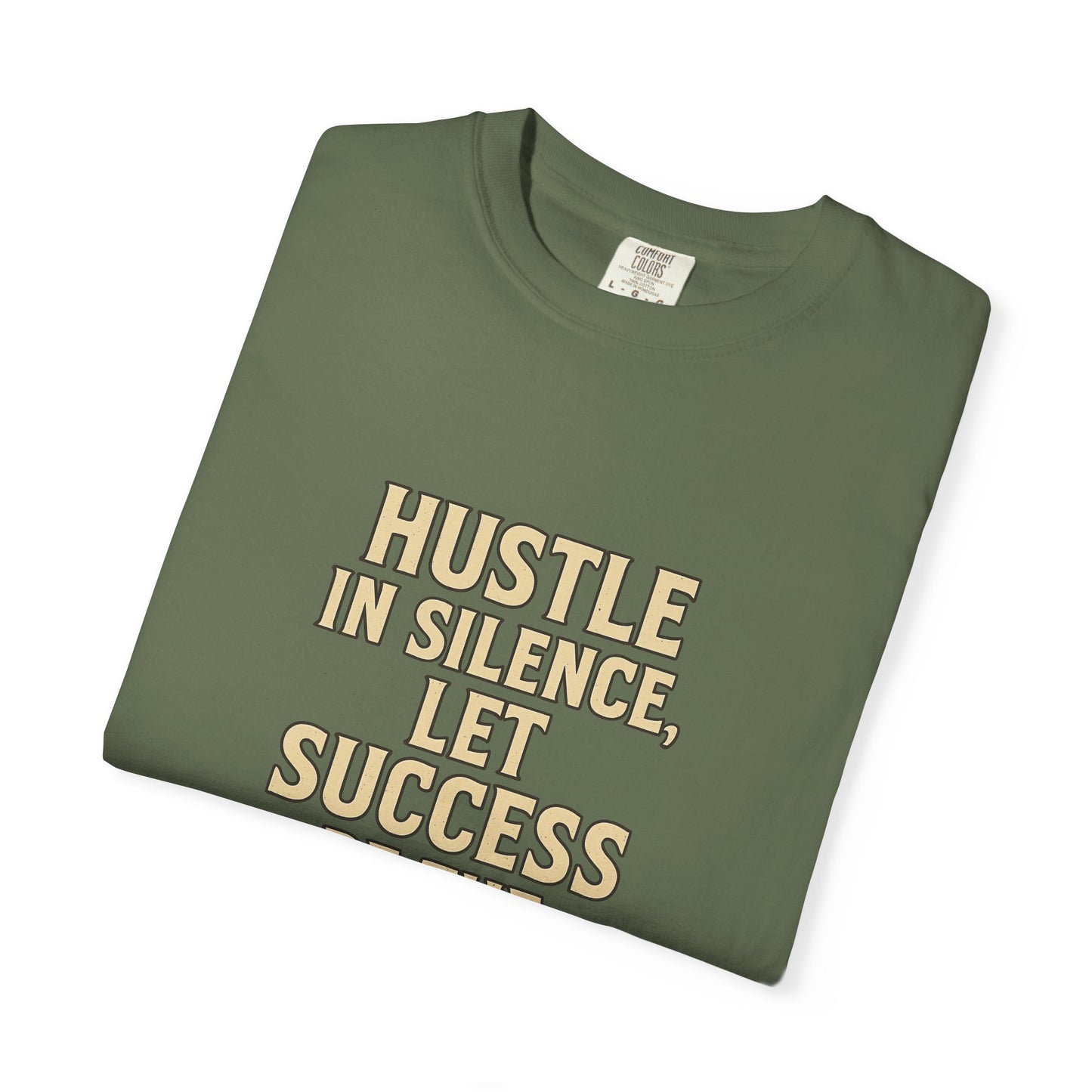 Unisex Motivational T-Shirt - Hustle in Silence, Let Success Be the Noise, Inspirational Apparel, Gift for Entrepreneurs, Casual Wear, [...]