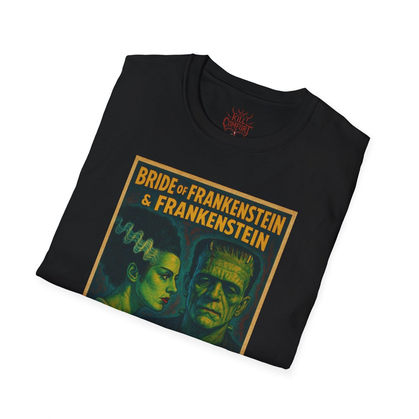 Spooktacular Bride of Frankenstein T-Shirt | Halloween Tee, Horror Shirt, Unisex Graphic Tee, Vintage Style Shirt, Fun Costume Top