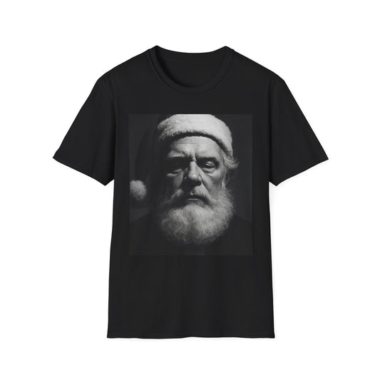 Vintage Santa T-Shirt, Christmas Gift, Unisex Holiday Tee, Festive Apparel, Winter Wear, Santa Claus Graphic Shirt