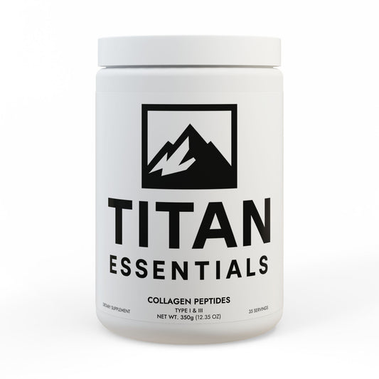 Collagen Peptides Type I & III Supplement (350g, 12.3oz) Titan Essentials