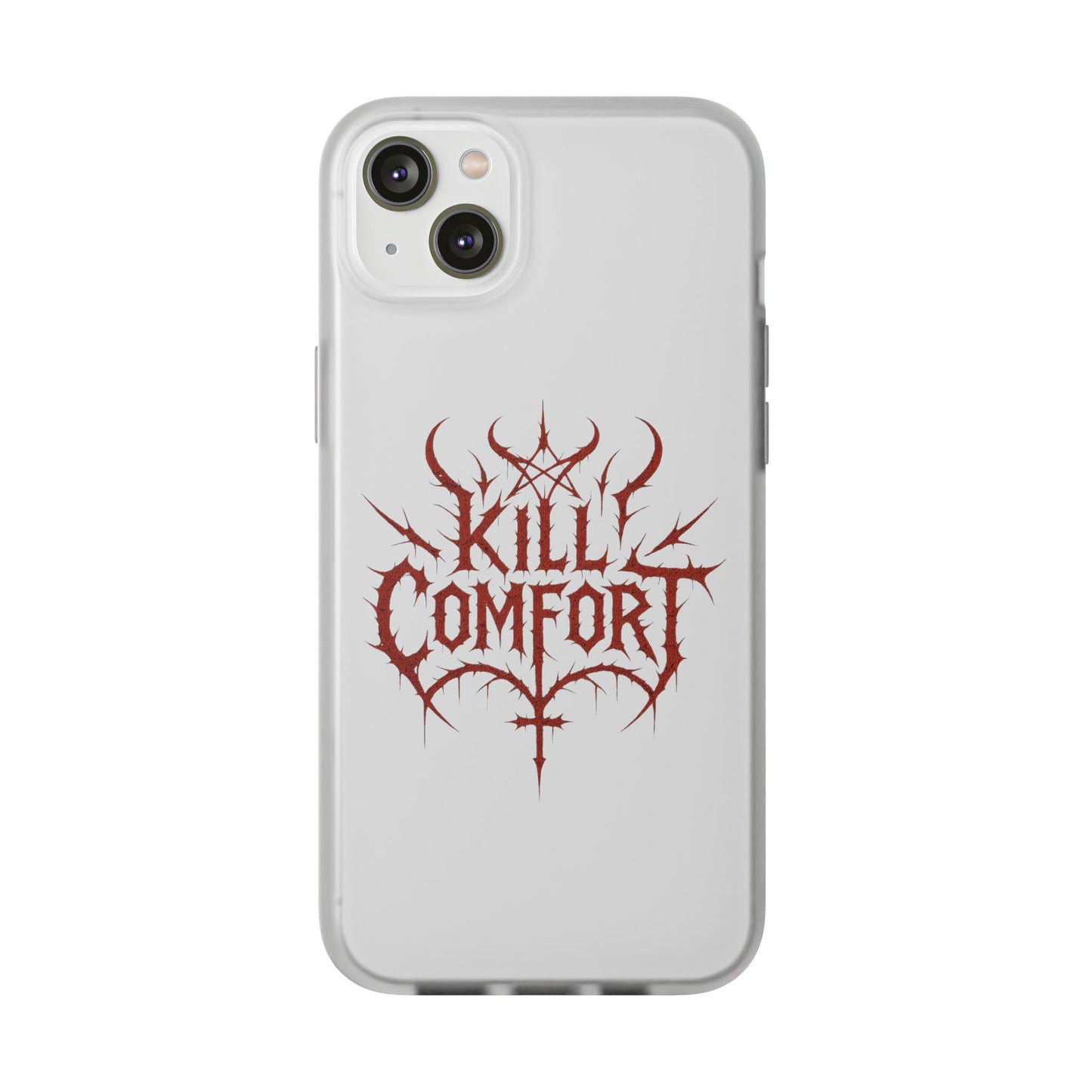 Edgy Flexi Cases for Tough Love | Gothic Phone Cover, Grunge Gift, Alternative Style, Unique Design, Kill Comfort