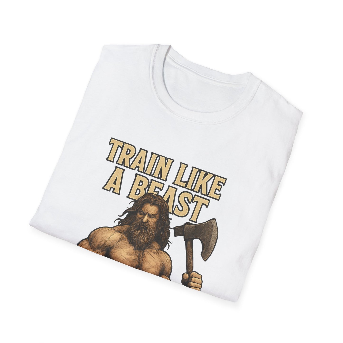 Train Like a Beast Unisex T-Shirt | Fitness Motivation Tee, Gym Shirt, Gift for Workout Enthusiasts, Bodybuilding Apparel, Activewear