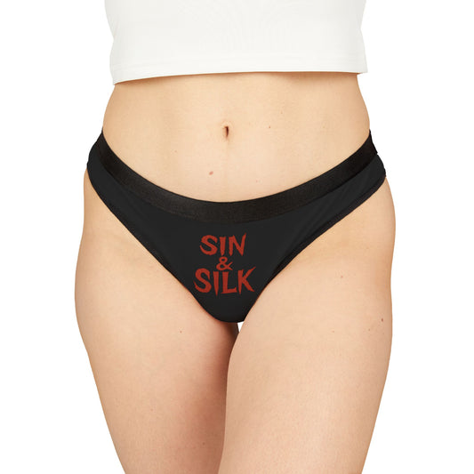 Sin & Silk Branded Thong