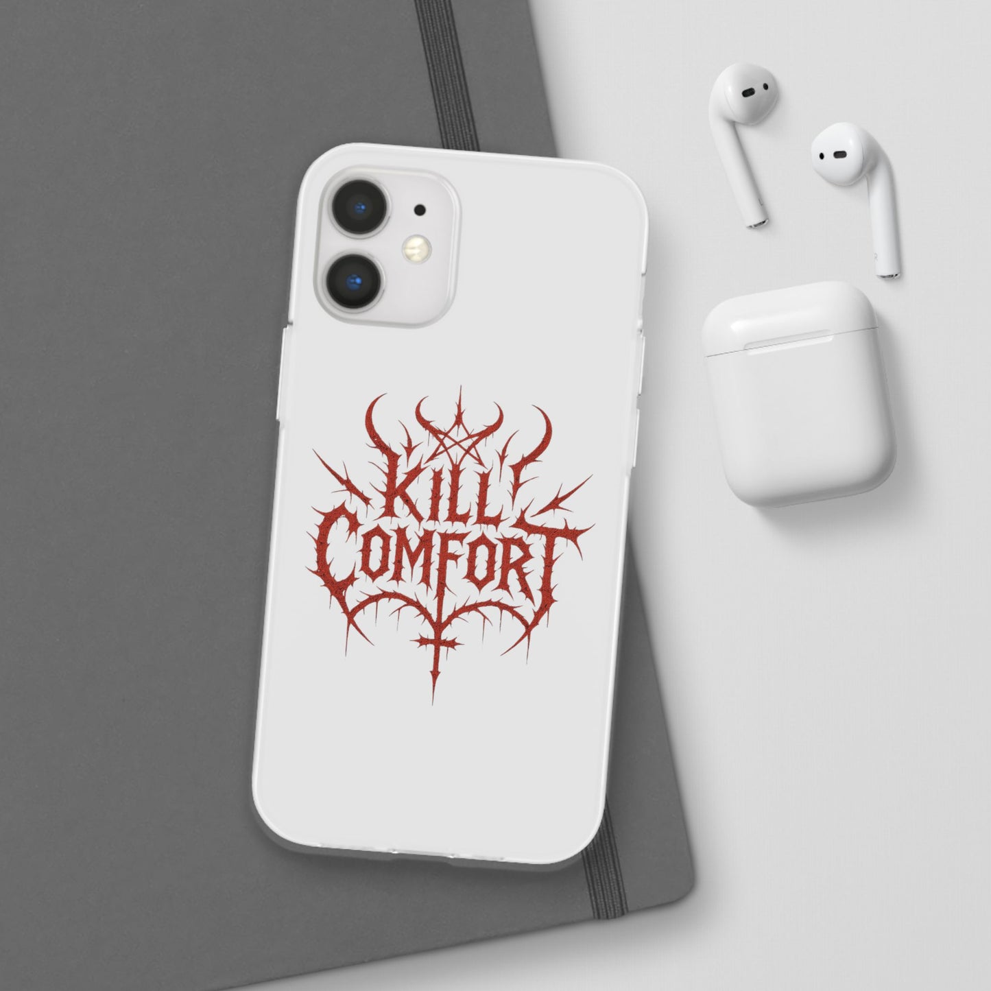 Edgy Flexi Cases for Tough Love | Gothic Phone Cover, Grunge Gift, Alternative Style, Unique Design, Kill Comfort