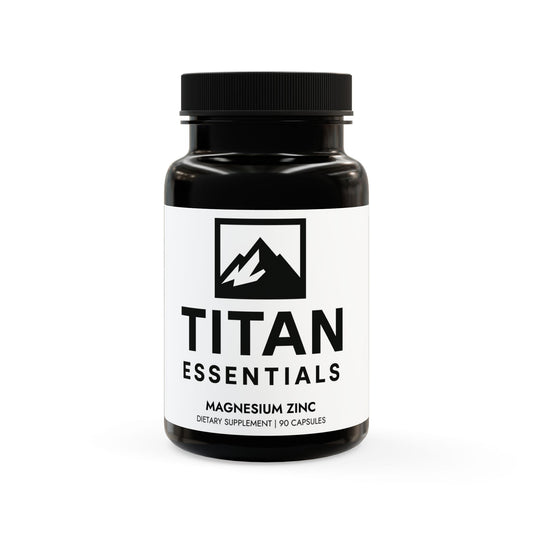 Magnesium Zinc Supplement (90 Capsules) Titan Essentials