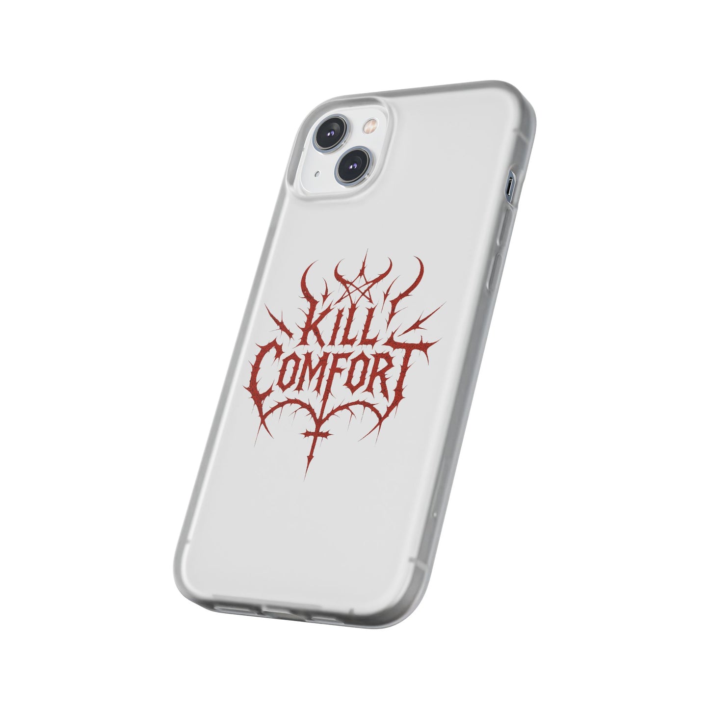 Edgy Flexi Cases for Tough Love | Gothic Phone Cover, Grunge Gift, Alternative Style, Unique Design, Kill Comfort