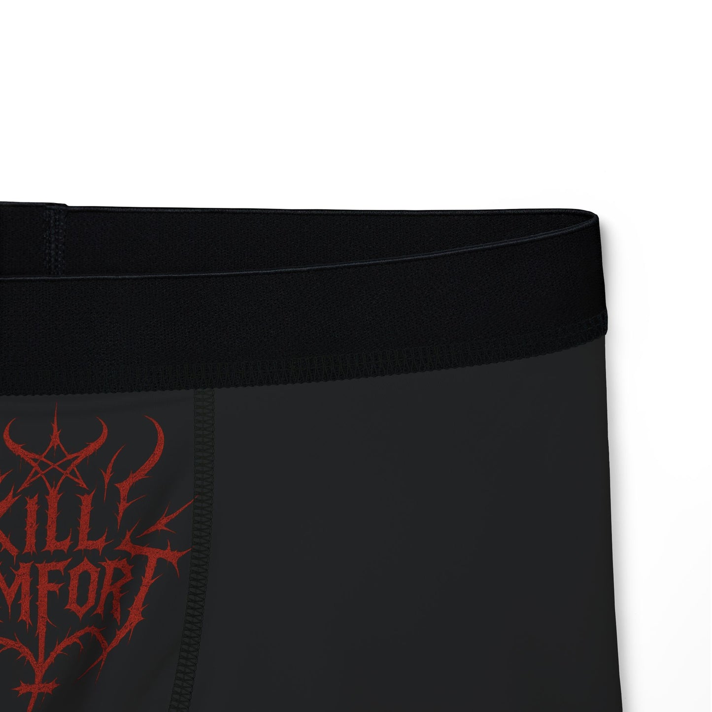 Comfortable Men's Boxers with 'Kill Comfort' Design, Unique AOP Underwear, Perfect Gift for Holidays, Everyday Wear, Stylish Boxer Briefs