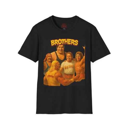 Retro Brothers Graphic Tee | Unisex Vintage Style T-Shirt for Family and Friends, Perfect Gift for Birthdays, Holidays, and Casual Wear